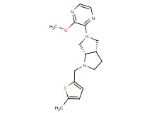 (3aS,6aS)-5-(3-methoxypyrazin-2-yl)-1-[(5-methyl-2-thienyl)methyl]octahydropyrrolo[3,4-b]pyrrole
