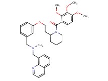 N-methyl-1-(8-quinolinyl)-N-(3-{2-[1-(2,3,4-trimethoxybenzoyl)-2-piperidinyl]ethoxy}benzyl)methanamine