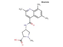 (4S)-1-methyl-4-{[(2,6,8-trimethyl-4-quinolinyl)carbonyl]amino}-L-proline