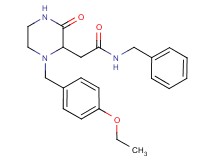 N-benzyl-2-[1-(4-ethoxybenzyl)-3-oxo-2-piperazinyl]acetamide