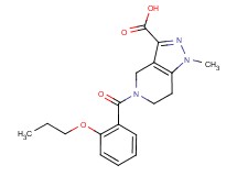 1-methyl-5-(2-propoxybenzoyl)-4,5,6,7-tetrahydro-1H-pyrazolo[4,3-c]pyridine-3-carboxylic acid