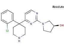 (3S)-1-{4-[4-(2-chlorophenyl)-4-piperidinyl]-2-pyrimidinyl}-3-pyrrolidinol