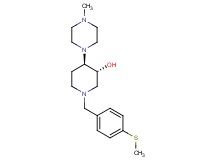 (3R*,4R*)-4-(4-methyl-1-piperazinyl)-1-[4-(methylthio)benzyl]-3-piperidinol