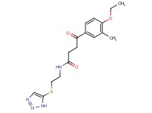 4-(4-ethoxy-3-methylphenyl)-4-oxo-N-[2-(1H-1,2,3-triazol-5-ylthio)ethyl]butanamide