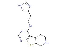 N-[2-(1H-imidazol-4-yl)ethyl]-5,6,7,8-tetrahydropyrido[4',3':4,5]thieno[2,3-d]pyrimidin-4-amine dihydrochloride