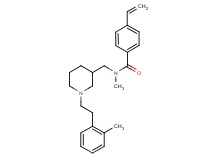 N-methyl-N-({1-[2-(2-methylphenyl)ethyl]-3-piperidinyl}methyl)-4-vinylbenzamide