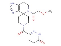 6-{[5-(methoxyacetyl)-1,5,6,7-tetrahydro-1'H-spiro[imidazo[4,5-c]pyridine-4,4'-piperidin]-1'-yl]carbonyl}-4,5-dihydropyridazin-3(2H)-one