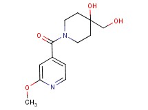4-(hydroxymethyl)-1-(2-methoxyisonicotinoyl)piperidin-4-ol
