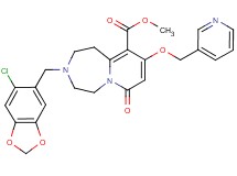 methyl 3-[(6-chloro-1,3-benzodioxol-5-yl)methyl]-7-oxo-9-(3-pyridinylmethoxy)-1,2,3,4,5,7-hexahydropyrido[1,2-d][1,4]diazepine-10-carboxylate