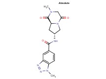 1-methyl-N-[(7R,8aS)-2-methyl-1,4-dioxooctahydropyrrolo[1,2-a]pyrazin-7-yl]-1H-1,2,3-benzotriazole-5-carboxamide