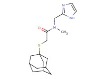 2-(1-adamantylthio)-N-(1H-imidazol-2-ylmethyl)-N-methylacetamide