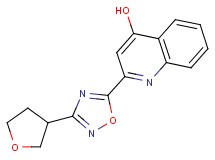 2-[3-(tetrahydro-3-furanyl)-1,2,4-oxadiazol-5-yl]-4-quinolinol
