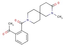 9-(2-acetylbenzoyl)-2-methyl-2,9-diazaspiro[5.5]undecan-3-one