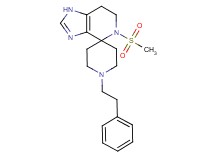 5-(methylsulfonyl)-1'-(2-phenylethyl)-1,5,6,7-tetrahydrospiro[imidazo[4,5-c]pyridine-4,4'-piperidine]