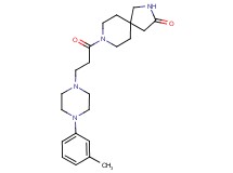 8-{3-[4-(3-methylphenyl)-1-piperazinyl]propanoyl}-2,8-diazaspiro[4.5]decan-3-one