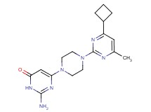 2-amino-6-[4-(4-cyclobutyl-6-methylpyrimidin-2-yl)piperazin-1-yl]pyrimidin-4(3H)-one