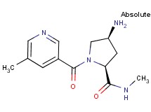 (2S,4S)-4-amino-N-methyl-1-[(5-methylpyridin-3-yl)carbonyl]pyrrolidine-2-carboxamide