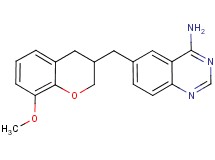 6-[(8-methoxy-3,4-dihydro-2H-chromen-3-yl)methyl]quinazolin-4-amine