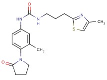 N-[3-methyl-4-(2-oxopyrrolidin-1-yl)phenyl]-N'-[3-(4-methyl-1,3-thiazol-2-yl)propyl]urea