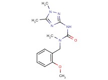 N'-(1,5-dimethyl-1H-1,2,4-triazol-3-yl)-N-(2-methoxybenzyl)-N-methylurea trifluoroacetate