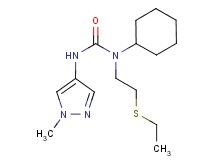 N-cyclohexyl-N-[2-(ethylthio)ethyl]-N'-(1-methyl-1H-pyrazol-4-yl)urea