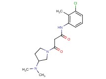 N-(3-chloro-2-methylphenyl)-3-[3-(dimethylamino)pyrrolidin-1-yl]-3-oxopropanamide