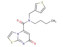 N-butyl-7-oxo-N-(3-thienylmethyl)-7H-[1,3]thiazolo[3,2-a]pyrimidine-5-carboxamide