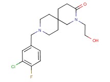 9-(3-chloro-4-fluorobenzyl)-2-(2-hydroxyethyl)-2,9-diazaspiro[5.5]undecan-3-one