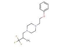 1-(2-phenoxyethyl)-4-(3,3,3-trifluoro-2-methylpropyl)piperazine