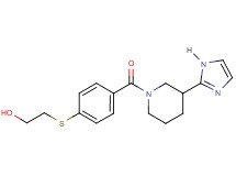 2-[(4-{[3-(1H-imidazol-2-yl)-1-piperidinyl]carbonyl}phenyl)thio]ethanol