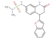 N'-[4-(1-benzofuran-2-yl)-2-oxo-1,2,3,4-tetrahydroquinolin-7-yl]-N,N-dimethylsulfamide