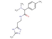 2-(dimethylamino)-2-(4-methylphenyl)-N-[2-(5-methyl-4H-1,2,4-triazol-3-yl)ethyl]acetamide