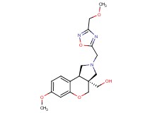[(3aS*,9bS*)-7-methoxy-2-{[3-(methoxymethyl)-1,2,4-oxadiazol-5-yl]methyl}-1,2,3,9b-tetrahydrochromeno[3,4-c]pyrrol-3a(4H)-yl]methanol