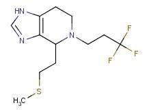 4-[2-(methylthio)ethyl]-5-(3,3,3-trifluoropropyl)-4,5,6,7-tetrahydro-1H-imidazo[4,5-c]pyridine