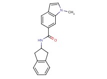 N-(2,3-dihydro-1H-inden-2-yl)-1-methyl-1H-indole-6-carboxamide