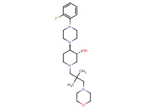 (3R*,4R*)-1-[2,2-dimethyl-3-(4-morpholinyl)propyl]-4-[4-(2-fluorophenyl)-1-piperazinyl]-3-piperidinol