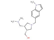 {(3R*,4R*)-4-[(dimethylamino)methyl]-1-[(1-methyl-1H-indol-5-yl)methyl]pyrrolidin-3-yl}methanol