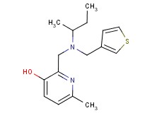 2-{[sec-butyl(3-thienylmethyl)amino]methyl}-6-methylpyridin-3-ol
