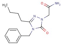 2-(4-benzyl-3-butyl-5-oxo-4,5-dihydro-1H-1,2,4-triazol-1-yl)acetamide