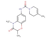 N-(2,4-dimethyl-3-oxo-3,4-dihydro-2H-1,4-benzoxazin-6-yl)-4-methyl-3,6-dihydropyridine-1(2H)-carboxamide