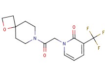 1-[2-(1-oxa-7-azaspiro[3.5]non-7-yl)-2-oxoethyl]-3-(trifluoromethyl)pyridin-2(1H)-one