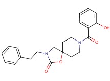 8-(2-hydroxybenzoyl)-3-(2-phenylethyl)-1-oxa-3,8-diazaspiro[4.5]decan-2-one