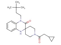 1-(cyclopropylacetyl)-4'-(3,3-dimethylbutyl)-1',4'-dihydro-3'H-spiro[piperidine-4,2'-quinoxalin]-3'-one