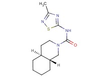 (4aS*,8aR*)-N-(3-methyl-1,2,4-thiadiazol-5-yl)octahydroisoquinoline-2(1H)-carboxamide