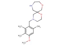 4-(4-methoxy-2,3,6-trimethylbenzyl)-1,8-dioxa-4,11-diazaspiro[5.6]dodecane