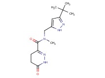 N-[(3-tert-butyl-1H-pyrazol-5-yl)methyl]-N-methyl-6-oxo-1,4,5,6-tetrahydropyridazine-3-carboxamide