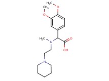 (3,4-dimethoxyphenyl)[methyl(2-piperidin-1-ylethyl)amino]acetic acid