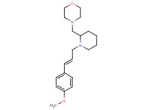 4-({1-[(2E)-3-(4-methoxyphenyl)-2-propen-1-yl]-2-piperidinyl}methyl)morpholine