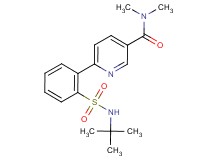 6-{2-[(tert-butylamino)sulfonyl]phenyl}-N,N-dimethylnicotinamide
