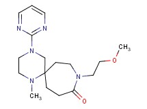9-(2-methoxyethyl)-1-methyl-4-(2-pyrimidinyl)-1,4,9-triazaspiro[5.6]dodecan-10-one